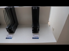 Aluminium Frame Casement Jendela Serangga Proof Soundproof Casement Jendela