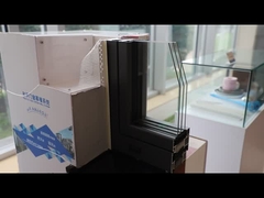 Aluminium Frame Casement Jendela Serangga Proof Soundproof Casement Jendela