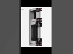 Tembok Tirai Jendela Komersial Bentuk persegi panjang Tembok Tirai Soundproof