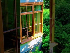 Warna Custom Bangunan Kaca Tembok Tirai, Sistem Unitasi Tembok Tirai