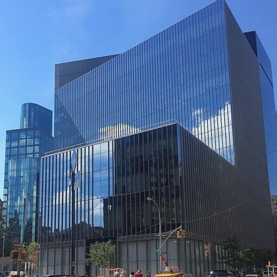 Gedung Kantor Fasad Jendela Tembok Tirai Aluminium Alloy Unit Wall