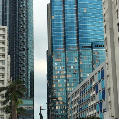 Tembok Tirai Kaca Bingkai Tersembunyi, Tembok Tirai Lapisan Ganda untuk Dekorasi Bangunan Kantor