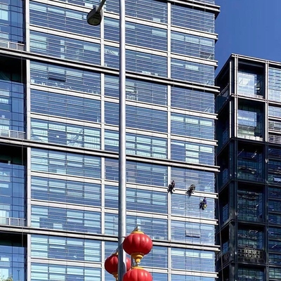 Broken Bridge Aluminium Glass Curtain Wall Sound Isolation Unit Panel System Curtain Wall
