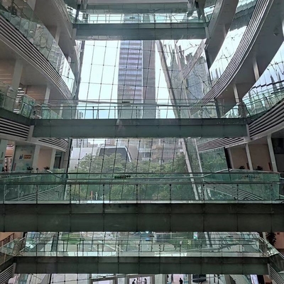 Tempered Glass Unitized Curtain Wall Custom Color Aluminium Alloy Building Curtain Wall