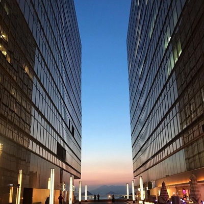 Double Layer Struktural Aluminium Glass Curtain Wall Disesuaikan Untuk Proyek Konstruksi