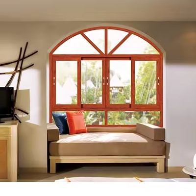 Isolasi Panas Jendela Pembukaan Ke Dalam, Jendela Lipat Pembukaan Horizontal Aluminium