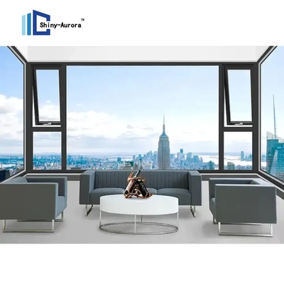 Terdengar terisolasi Awning Dan Casement Windows, Aluminium Kaca Casement Window