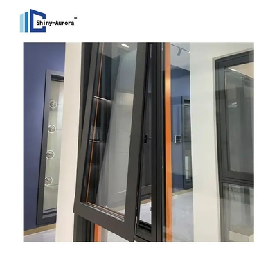 Waterproof Top Hang Awning Windows Double Glazed Awning Storm Windows