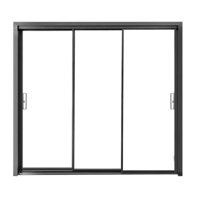 Pintu Lipat Kaca Aluminium Kekat Suara Pintu Lipat Ruangan Aluminium Pintu Luncur