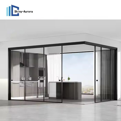 Customized Aluminium Partisi Pintu Geser