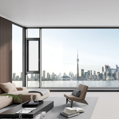 Jendela Lifting Keamanan Disesuaikan Lift Slide Window Dengan Lever Handle