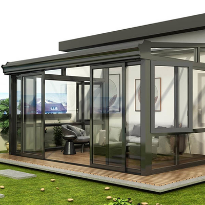 White Sun Room Aluminium Frame Dengan Corner Joint Corner Code Connection