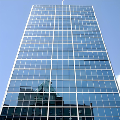 Powder Coating Unitised Curtain Wall Thermal Insulation Curtain Wall Window Wall