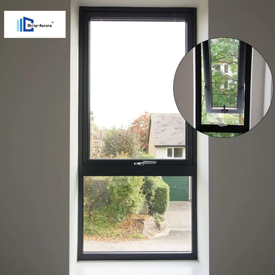 Termal Aluminium Casement Jendela Double Kaca Tempered Kaca jendela