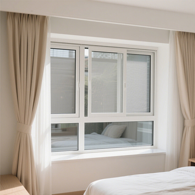 Custom Aluminium Sliding Window 1.2mm Frame Desain Modern