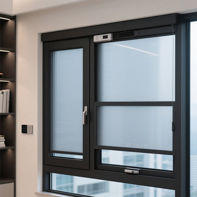 Jendela Aluminium dengan Blinds & Screen - Disesuaikan, hemat energi untuk Ruang Perumahan & Kantor